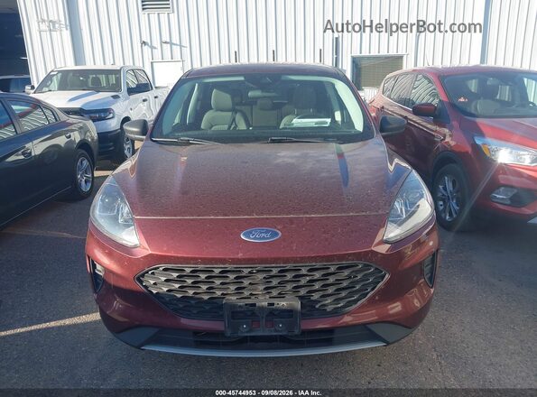 1FMCU9F68MUA82538 2021 FORD ESCAPE Maroon Սարքավորումների վահանակի տեսք
