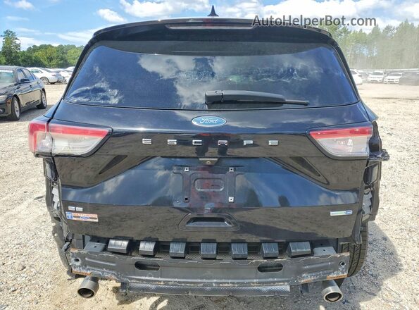 1FMCU9G67LUA32145 2020 FORD ESCAPE Black Вид ззаду