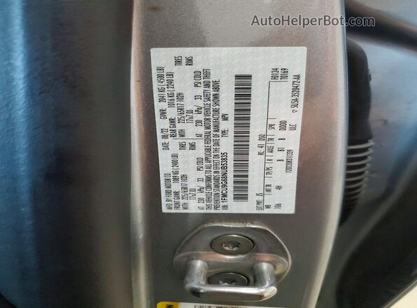 1FMCU9G68NUB53835 2022 FORD ESCAPE Серебряный Вид наклейки с VIN-кодом