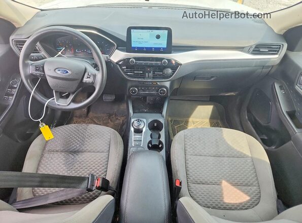 1FMCU9G6XLUB80483 2020 FORD ESCAPE White Dashboard view