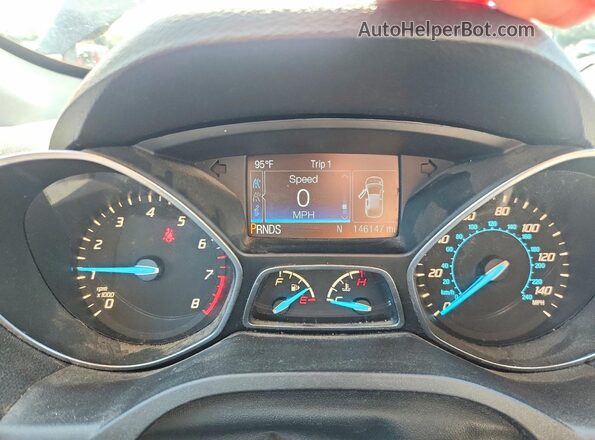 1FMCU9G91GUC19302 2016 FORD ESCAPE Gray ხელსაწყოთა პანელის ხედი