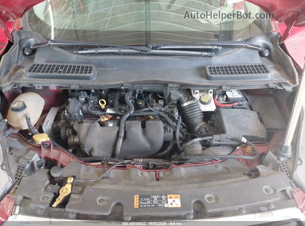 1FMCU9G91HUA66258 2017 FORD ESCAPE Красный Вид сзади
