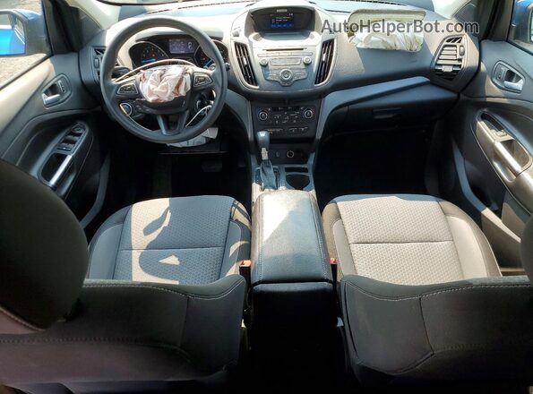 1FMCU9G94HUB95028 2017 FORD ESCAPE Blue Вид панелі приладів