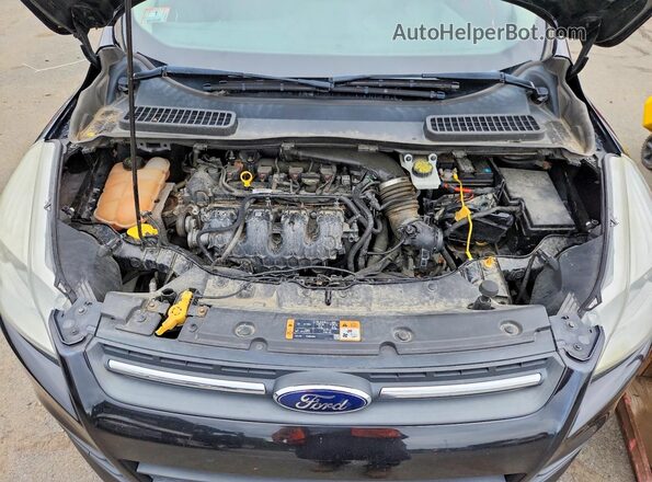 1FMCU9G99GUC31956 2016 FORD ESCAPE Black ძრავის განყოფილების ხედი