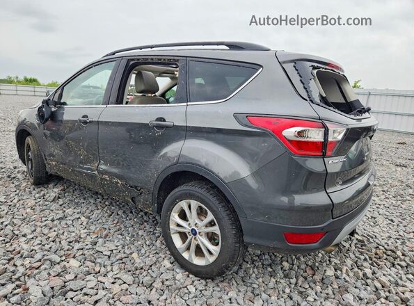 1FMCU9GD0HUA86778 2017 FORD ESCAPE Gray Trasero izquierdo