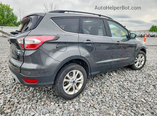 1FMCU9GD0HUA86778 2017 FORD ESCAPE Gray Trasero derecho