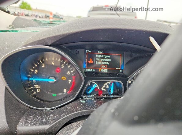 1FMCU9GD0HUA86778 2017 FORD ESCAPE Gray Vista del cuadro de instrumentos