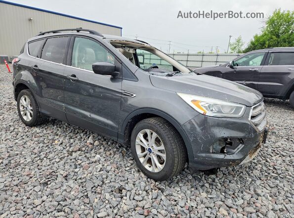 1FMCU9GD0HUA86778 2017 FORD ESCAPE Gray Delantero derecho