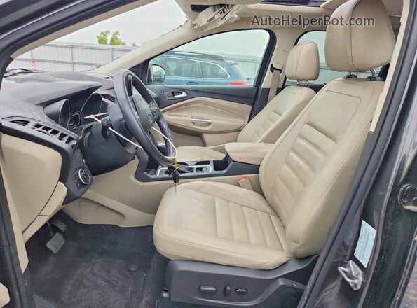 1FMCU9GD0HUA86778 2017 FORD ESCAPE Gray Vista interior delantera