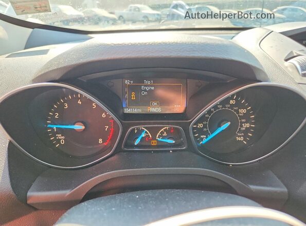 1FMCU9GD0HUB45988 2017 FORD ESCAPE Silver ხელსაწყოთა პანელის ხედი