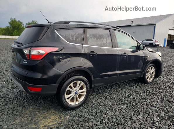 1FMCU9GD0JUB29182 2018 FORD ESCAPE Черный Задняя правая четверть