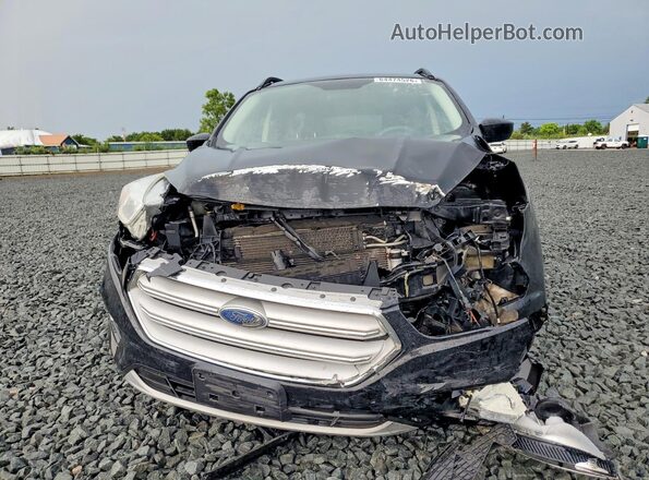 1FMCU9GD0JUB29182 2018 FORD ESCAPE Черный Вид спереди
