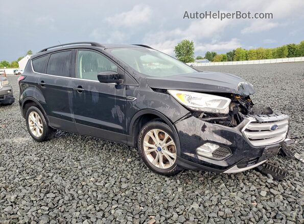 1FMCU9GD0JUB29182 2018 FORD ESCAPE Черный Передняя правая четверть