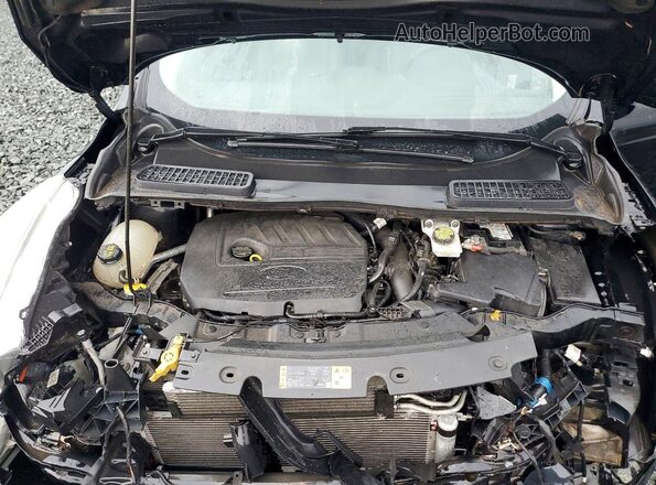 1FMCU9GD0JUB29182 2018 FORD ESCAPE Черный Вид подкапотного пространства