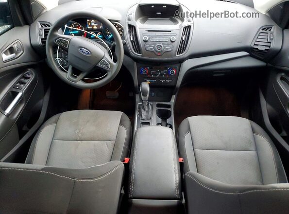 1FMCU9GD0JUB29182 2018 FORD ESCAPE Черный Вид панели приборов