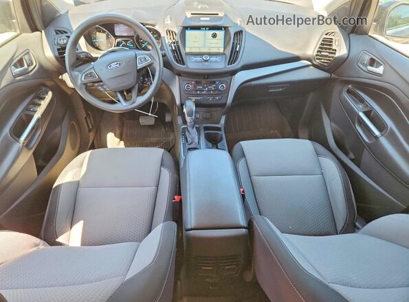 1FMCU9GD2JUA21579 2018 FORD ESCAPE Black წინა პანელის ხედი