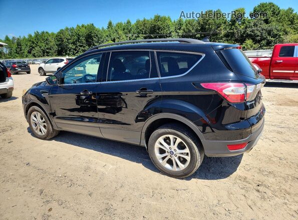 1FMCU9GD2JUA21579 2018 FORD ESCAPE Black უკანა მარცხენა