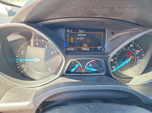 1FMCU9GD2JUA21579 2018 FORD ESCAPE Black ხელსაწყოთა პანელის ხედი