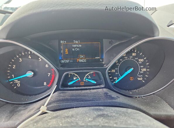 1FMCU9GD3KUA86815 2019 FORD ESCAPE Gray Widok zestawu wskaźników