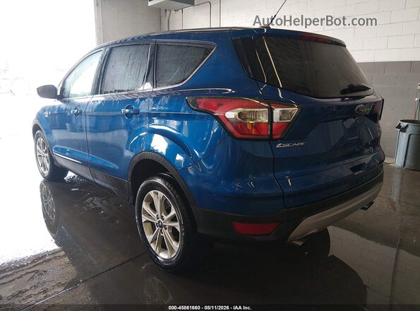1FMCU9GD4HUA41259 2017 FORD ESCAPE Blue Rear left