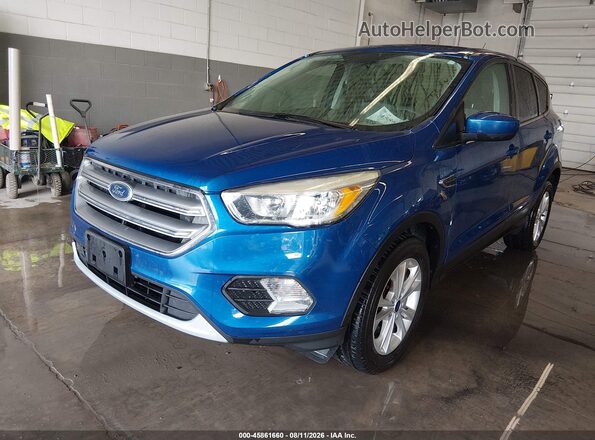 1FMCU9GD4HUA41259 2017 FORD ESCAPE Blue Front left
