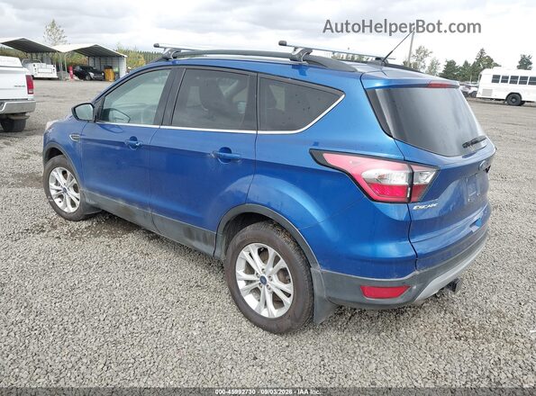 1FMCU9GD4JUB76599 2018 FORD ESCAPE Blue Հետևի ձախ