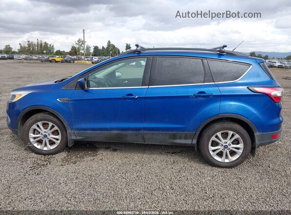 1FMCU9GD4JUB76599 2018 FORD ESCAPE Blue Սալոնի 360 աստիճան տեսք