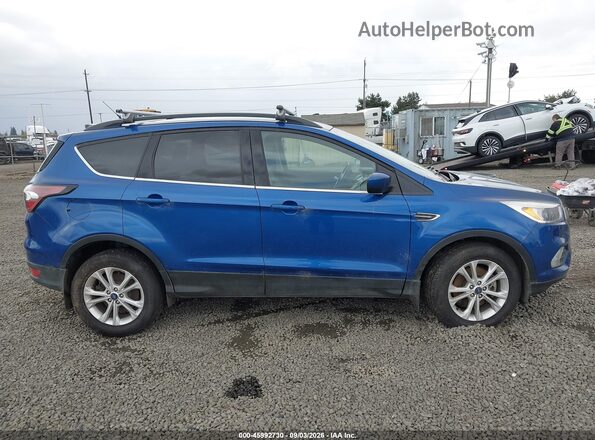 1FMCU9GD4JUB76599 2018 FORD ESCAPE Blue Սալոնի հետևի տեսք