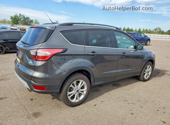 1FMCU9GD4JUD29496 2018 FORD ESCAPE Серый Задняя правая четверть