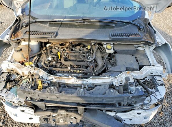 1FMCU9GD4KUB64163 2019 FORD ESCAPE White Vista del compartimento del motor