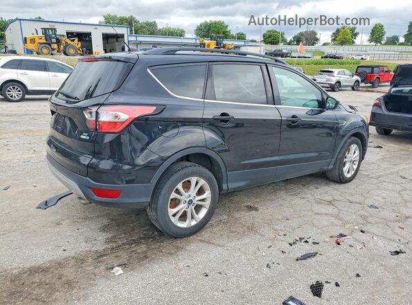 1FMCU9GD5JUB63649 2018 FORD ESCAPE Черный Задняя правая четверть