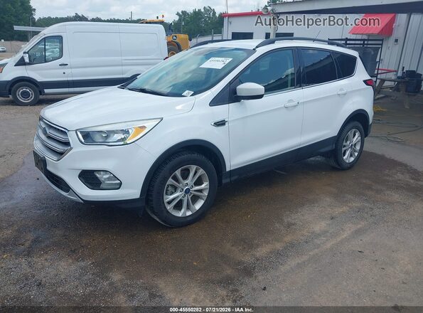 1FMCU9GD5JUD08849 2018 FORD ESCAPE Белый Передняя левая четверть