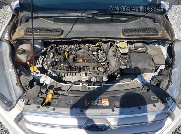 1FMCU9GD5KUB65631 2019 FORD ESCAPE White Vista del compartimento del motor