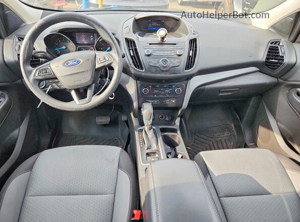 1FMCU9GD6JUC40786 2018 FORD ESCAPE Black Widok deski rozdzielczej