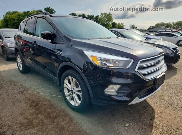 1FMCU9GD6JUC40786 2018 FORD ESCAPE Black Przód prawy