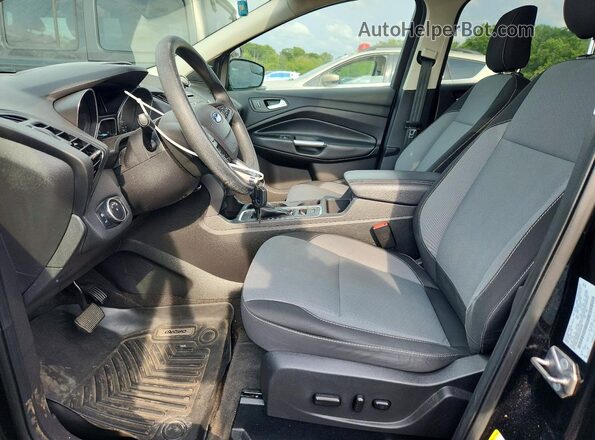 1FMCU9GD6JUC40786 2018 FORD ESCAPE Black Widok wnętrza z przodu