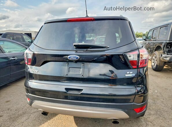 1FMCU9GD6JUC40786 2018 FORD ESCAPE Black Widok z tyłu