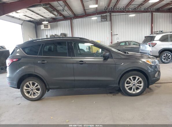 1FMCU9GD6JUD31184 2018 FORD ESCAPE Gray 