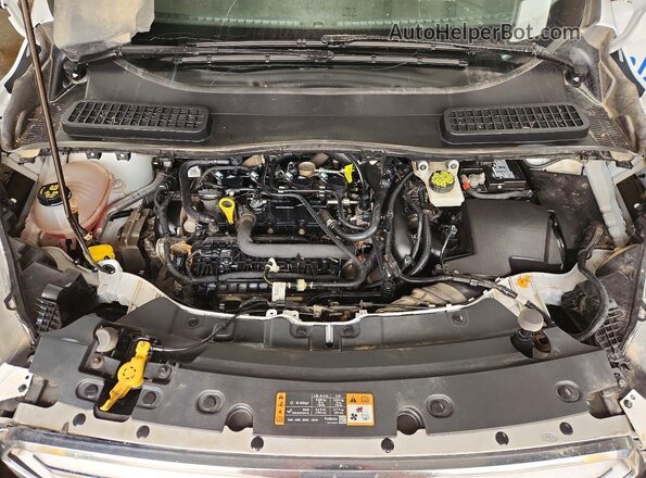 1FMCU9GD6KUA21909 2019 FORD ESCAPE White ძრავის განყოფილების ხედი