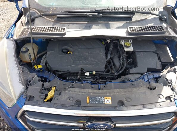 1FMCU9GD7HUE20062 2017 FORD ESCAPE Blue Rear view