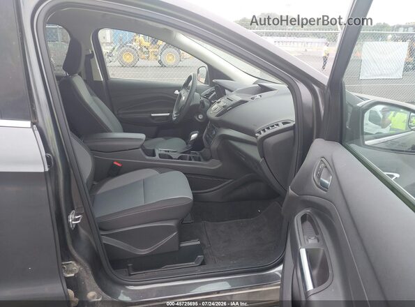 1FMCU9GD7JUD08593 2018 FORD ESCAPE Gray წინა სალონის ხედი