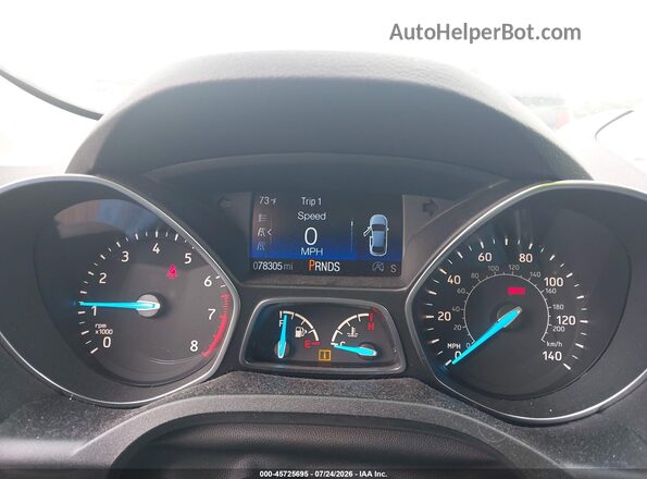 1FMCU9GD7JUD08593 2018 FORD ESCAPE Gray უკანა სავარძლების ხედი