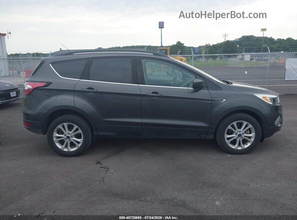 1FMCU9GD7JUD08593 2018 FORD ESCAPE Gray უკანა სალონის ხედი