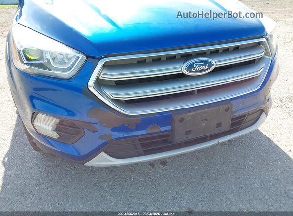1FMCU9GD8HUC21747 2017 FORD ESCAPE Blue Front view