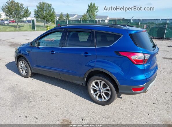 1FMCU9GD8HUC21747 2017 FORD ESCAPE Blue Rear left