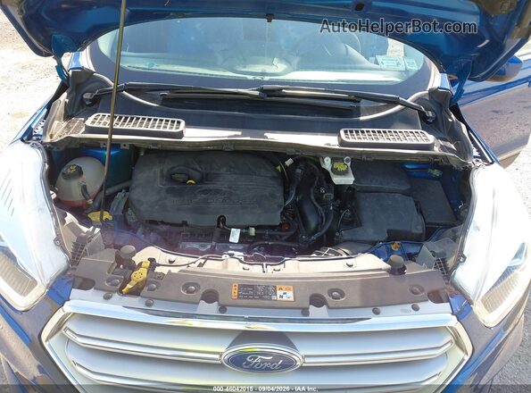 1FMCU9GD8HUC21747 2017 FORD ESCAPE Blue Rear view