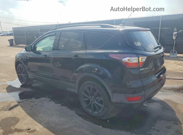 1FMCU9GD8JUD49072 2018 FORD ESCAPE Черный Задняя левая четверть