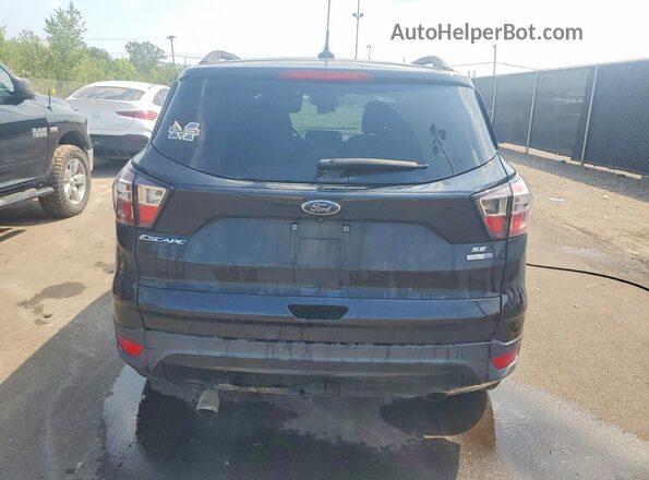 1FMCU9GD8JUD49072 2018 FORD ESCAPE Черный Вид сзади