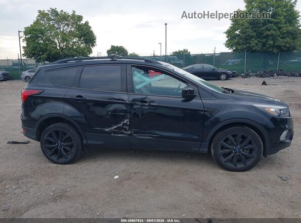 1FMCU9GD8KUB43994 2019 FORD ESCAPE Black Սարքավորումների վահանակի տեսք