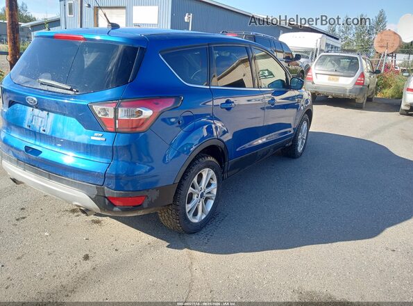 1FMCU9GD9HUA41340 2017 FORD ESCAPE Blue Rear right